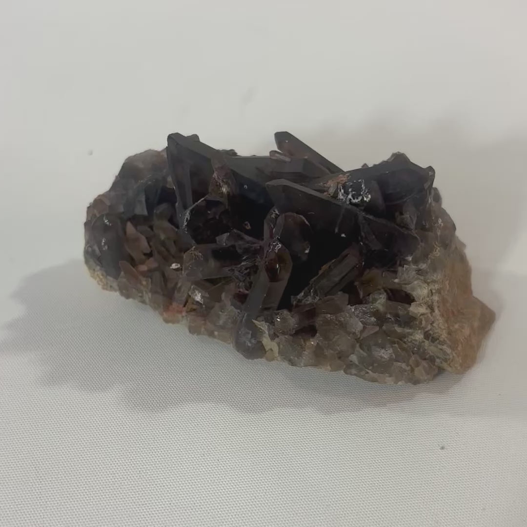 Smoky Quartz Crystal cluster | ASH & STONE, Crystals online from NZ. Free express shipping