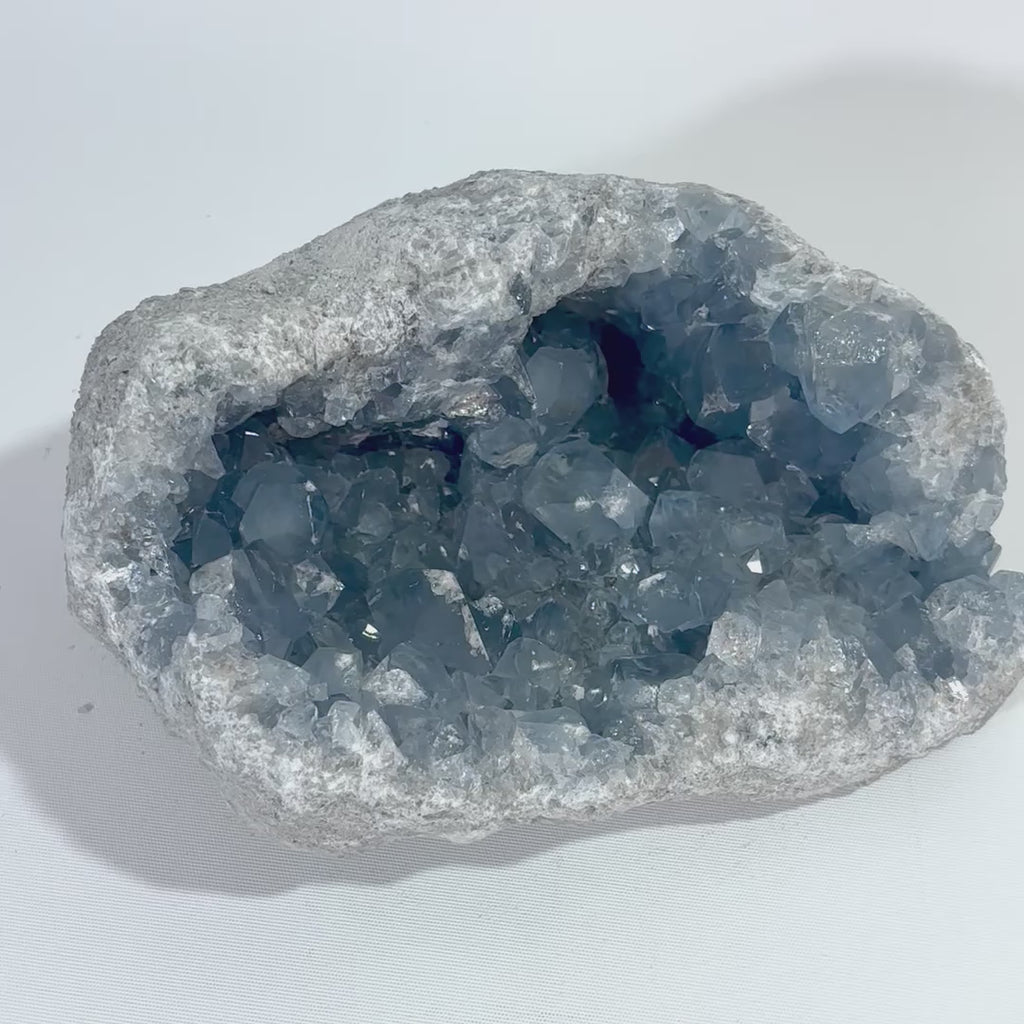 Celestite Crystal Cluster 3.4kg | ASH&STONE Crystals online. Free express shipping.