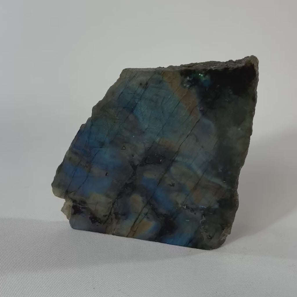 Labradorite Slab | ASH & STONE Premium online  crystals, free express shipping NZ 