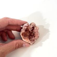Load and play video in Gallery viewer, Pink amethyst crystal geode half | ASH&amp;STONE Crystals Shop Auckland NZ
