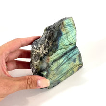 Load and play video in Gallery viewer, Large labradorite crystal free form 1.51kg | ASH&amp;STONE Crystals Shop Auckland NZ

