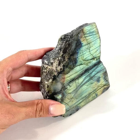 Large labradorite crystal free form 1.51kg | ASH&STONE Crystals Shop Auckland NZ