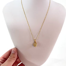 Load and play video in Gallery viewer, Bespoke NZ-made golden enhydro (extremely rare) crystal pendant necklace | ASH&amp;STONE Crystal Jewellery Shop Auckland NZ
