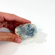 Load and play video in Gallery viewer, Celestite crystal cluster | ASH&amp;STONE Crystals Shop Auckland NZ
