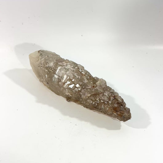 Large smoky quartz laser elestial crystal point 4.68kg | ASH&STONE Crystals Shop Auckland NZ