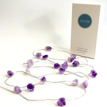 Load and play video in Gallery viewer, Amethyst crystal fairy lights | ASH&amp;STONE Crystals Shop Auckland NZ
