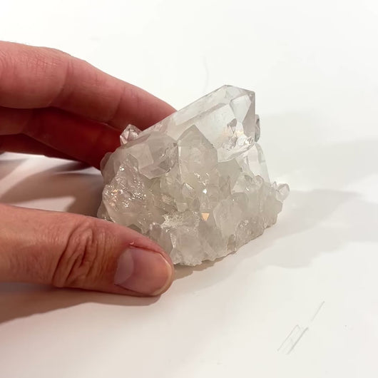 Clear quartz crystal cluster | ASH&STONE Crystal Shop Auckland NZ