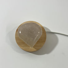 Load and play video in Gallery viewer, Smoky quartz crystal on LED lamp base | ASH&amp;STONE Crystals Shop Auckland NZ
