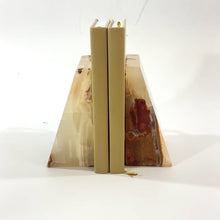 Load and play video in Gallery viewer, Large Caribbean Calcite Crystal Bookends 4kg | ASH&amp;STONE Crystal Shop Auckland NZ
