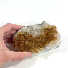 Load and play video in Gallery viewer, Heat-treated citrine crystal cluster | ASH&amp;STONE Crystals Shop Auckland NZ
