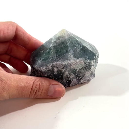 Fluorite crystal point | ASH&STONE Crystal Shop Auckland NZ