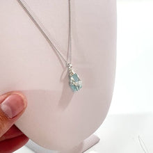 Load and play video in Gallery viewer, Bespoke NZ-made sky blue topaz crystal pendant necklace  ASH&amp;STONE Crystal Jewellery Shop Auckland NZ
