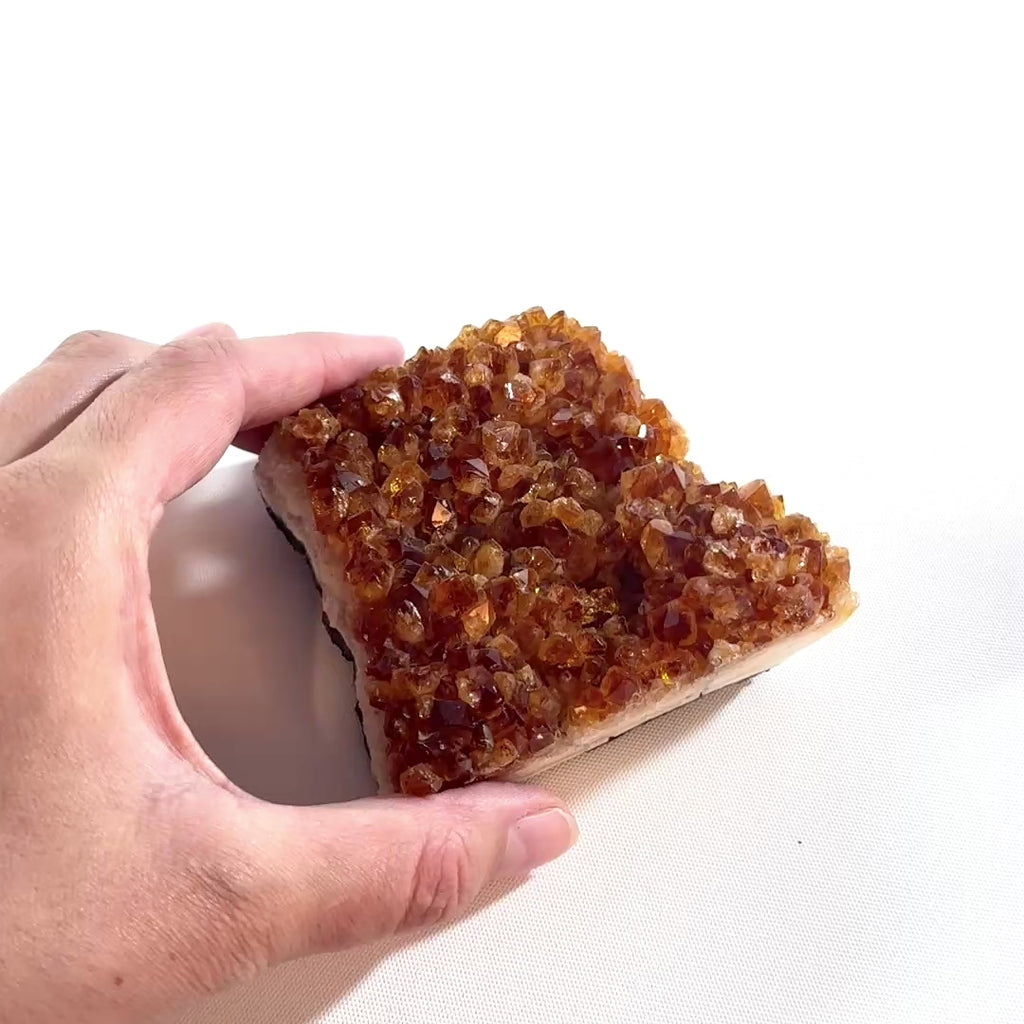 Citrine crystal cluster | ASH&STONE Crystal Shop Auckland NZ
