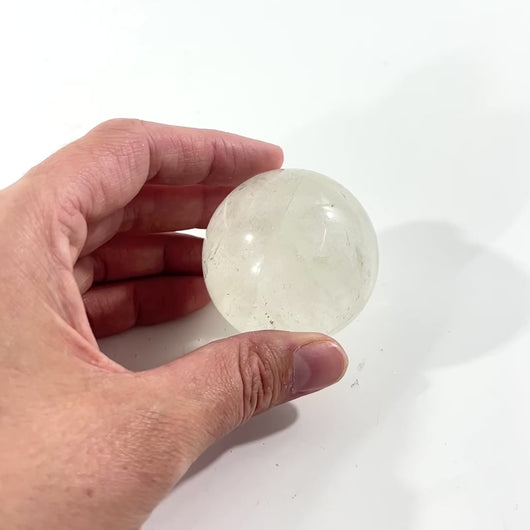 Clear quartz crystal sphere | ASH&STONE Crystal Shop Auckland NZ