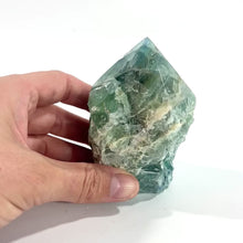 Load and play video in Gallery viewer, Fluorite crystal point  | ASH&amp;STONE Crystal Shop Auckland NZ
