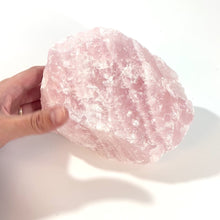 Load and play video in Gallery viewer, Large rose quartz crystal chunk 2.36kg | ASH&amp;STONE Crystals Shop Auckland NZ
