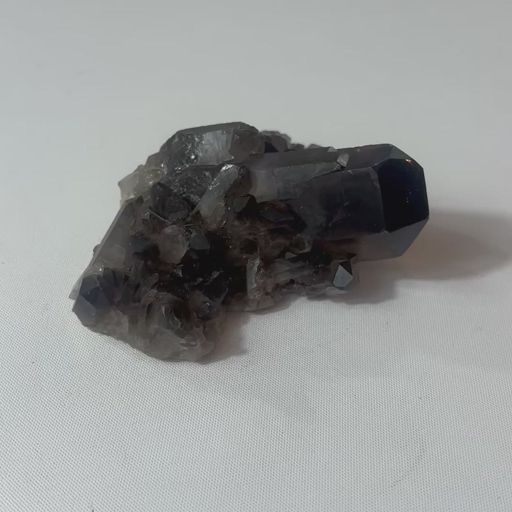 Smoky quartz crystal cluster | ASH&STONE Crystal Shop Auckland NZ