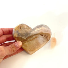 Load and play video in Gallery viewer, Pink amethyst polished crystal heart | ASH&amp;STONE Crystals Shop Auckland NZ
