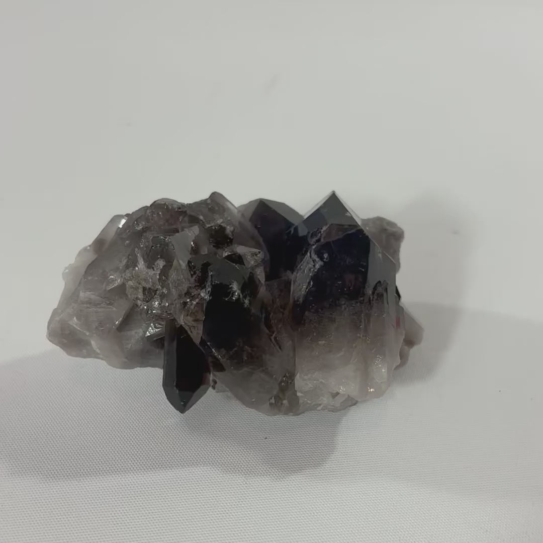 Smoky Quartz Cluster Crystal | ASH 
& STONE, Buy Crystals online, free express shipping,  NZ