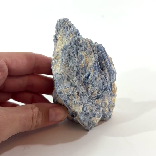 Kyanite crystal with cut base | ASH&STONE Crystal Shop Auckland NZ