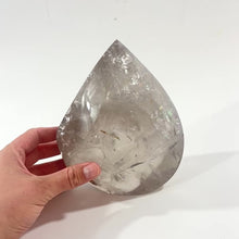 Load and play video in Gallery viewer, Large smoky quartz polished crystal flame 2.67kg | ASH&amp;STONE Crystal Shop Auckland NZ
