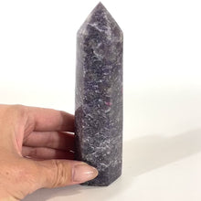 Load and play video in Gallery viewer, Lepidolite polished crystal generator | ASH&amp;STONE Crystals Shop Auckland NZ
