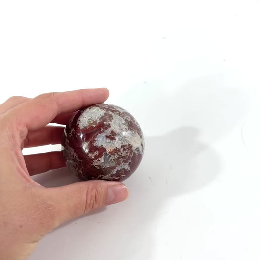 Jasper polished crystal sphere | ASH&STONE Crystal Shop Auckland NZ