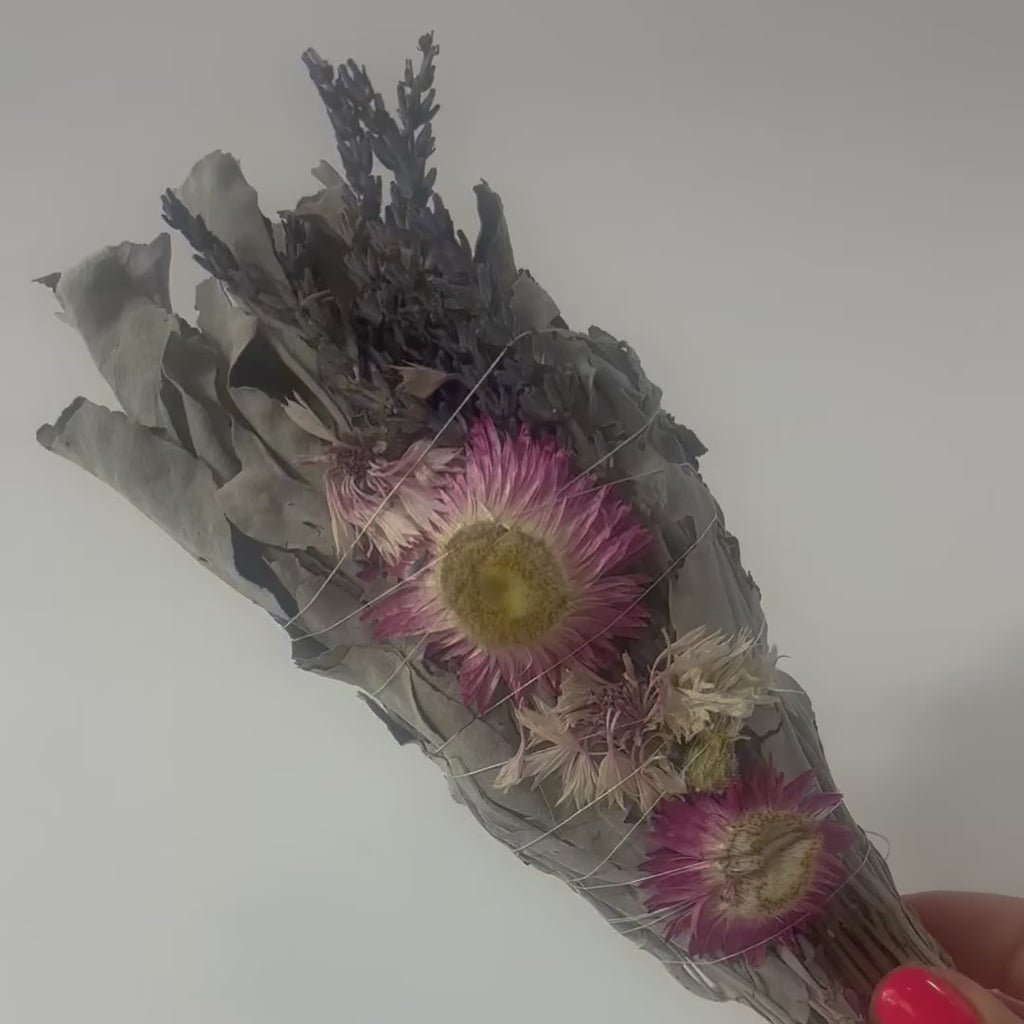 Botanical Sage Wand  organic, NZ Made and sourced | Ash & Stone 
