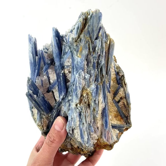 Large kyanite crystal cluster 3.37kg | ASH&STONE Crystal Shop Auckland NZ