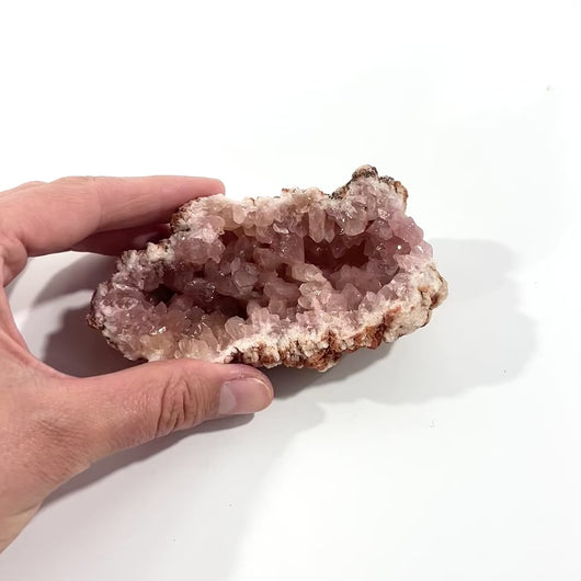 Pink amethyst crystal cluster : buy the whole geode or a half! | ASH&STONE Crystal Shop Auckland NZ