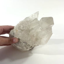 Load and play video in Gallery viewer, Large clear quartz crystal cluster 2.1kg | ASH&amp;STONE Crystal Shop Auckland NZ
