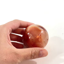 Load and play video in Gallery viewer, Carnelian polished crystal sphere | ASH&amp;STONE Crystal Shop Auckland NZ
