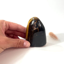 Load and play video in Gallery viewer, Tigers eye polished crystal free form  | ASH&amp;STONE Crystals Shop Auckland NZ
