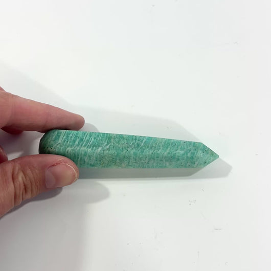 Amazonite polished crystal point | ASH&STONE Crystals Shop Auckland NZ