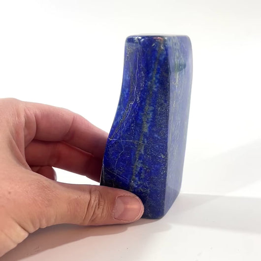 Lapis lazuli polished crystal freeform 