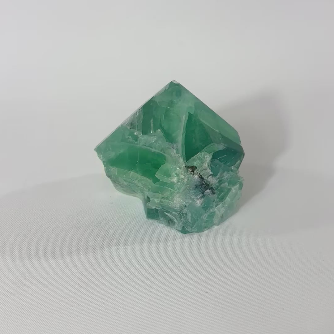 Green Fluorite Point | ASH & STONE Premium online crystals. Free express shipping NZ.