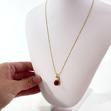 Load and play video in Gallery viewer, NZ-made carnelian crystal &amp; freshwater pearl pendant necklace | ASH&amp;STONE Crystal Jewellery Shop Auckland NZ

