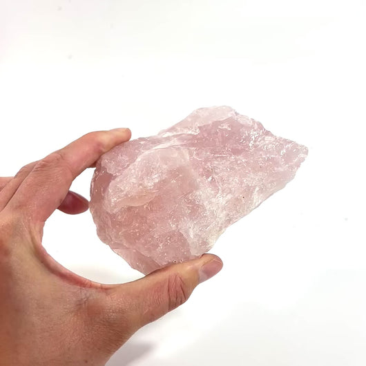 Rose quartz crystal chunk | ASH&STONE Crystals Shop Auckland NZ