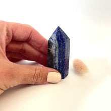 Load and play video in Gallery viewer, Lapis lazuli polished crystal tower | ASH&amp;STONE Crystals Shop Auckland NZ
