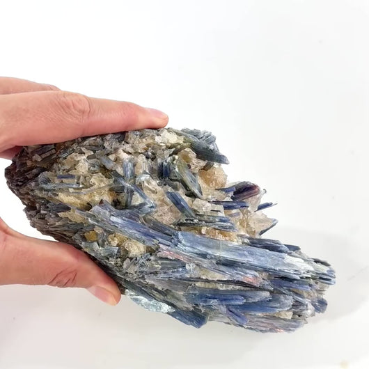 Kyanite crystal cluster 1kg | ASH&STONE Crystal Shop Auckland NZ