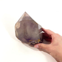 Load and play video in Gallery viewer, Smoky amethyst scepter quartz very rare | ASH&amp;STONE Crystals Shop Auckland NZ
