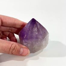 Load and play video in Gallery viewer, Amethyst crystal point | ASH&amp;STONE Crystals Shop Auckland NZ
