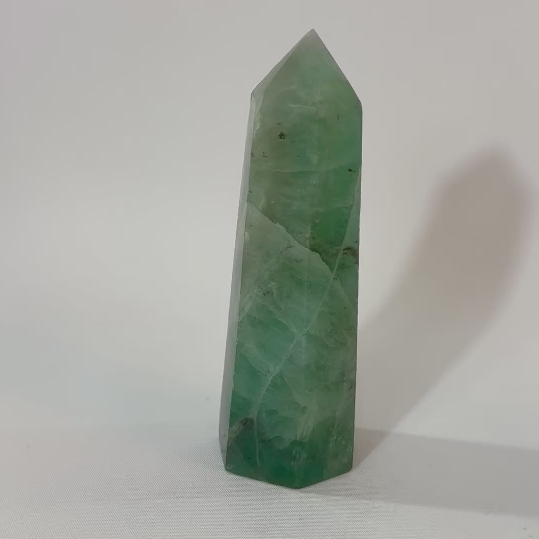 Green Fluorite Crystal Tower | ASH & STONE Premium online crystals. Free express shipping. 