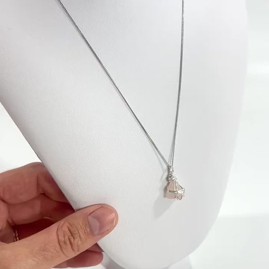 Morganite crystal pendant necklace | ASH&STONE Crystal Jewellery Shop Auckland NZ