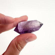 Load and play video in Gallery viewer, Amethyst double terminated crystal point | ASH&amp;STONE Crystals Shop Auckland NZ
