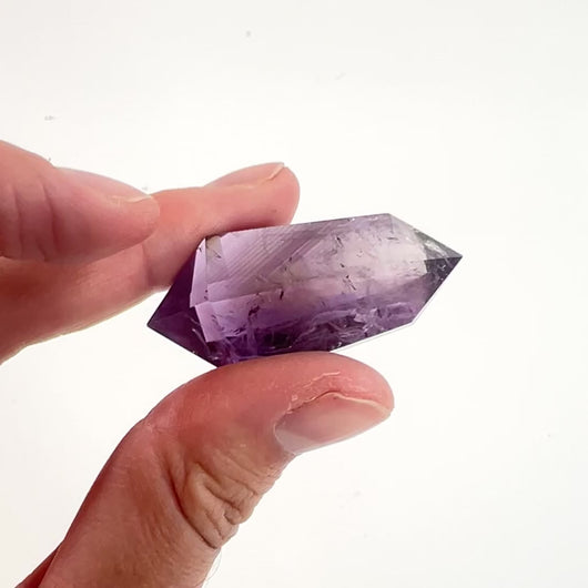 Amethyst double terminated crystal point | ASH&STONE Crystals Shop Auckland NZ