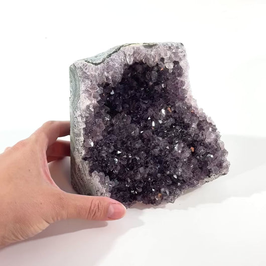 Large amethyst crystal cluster 2.57kg | ASH&STONE Crystal Shop Auckland NZ