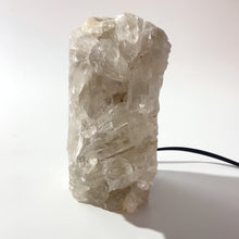 Load and play video in Gallery viewer, Large clear quartz crystal cluster lamp 2.85kg | ASH&amp;STONE Crystals Shop Auckland NZ
