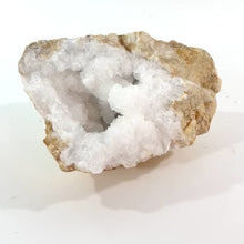 Load and play video in Gallery viewer, Large clear quartz crystal geode half 4.22kg | ASH&amp;STONE Crystal Shop Auckland NZ
