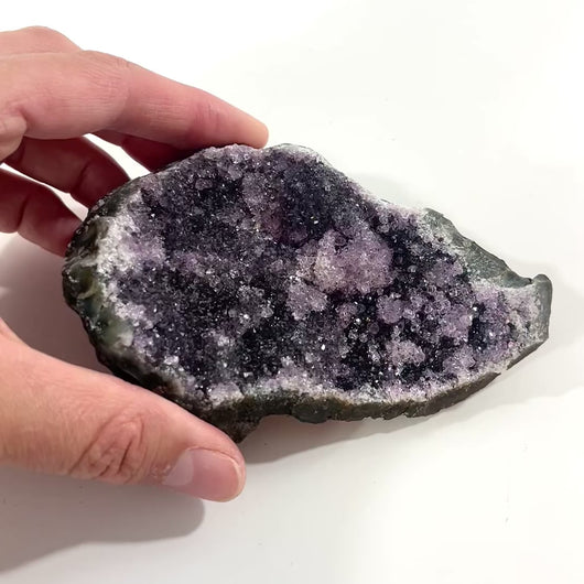 Amethyst crystal druzy | ASH&STONE Crystal Shop Auckland NZ